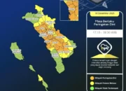 Peringatan Dini BMKG Sumbar, Waspada Hujan Lebat hingga Malam Hari