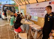 KAI Divre II Sumbar Berikan Pemeriksaan Kesehatan Gratis bagi Warga Terdampak Banjir di Kelurahan Tabing