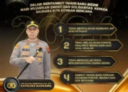 Kapolres Sijunjung Ajak Warga Sambut Tahun Baru Penuh Empati