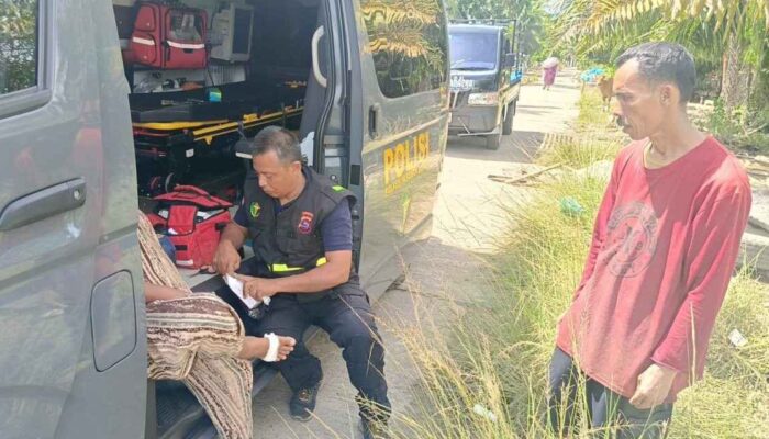 Polres Pasaman Barat Gelar Pengobatan Gratis di Kampung Nelayan Pascabanjir