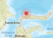 Gempa Magnitudo 4,5 Guncang Toli-Toli, Pusat Gempa Berada di Laut