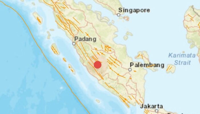 Gempa Magnitudo 5,1 Guncang Merangin Jambi, Getaran Terasa Hingga Bengkulu