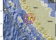 Gempa Magnitudo 4,2 Guncang Pesisir Selatan, BMKG: Tidak Berpotensi Tsunami