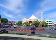 Kawasan Air Mancur Pasar Raya Padang Akan Jadi “Time Square”