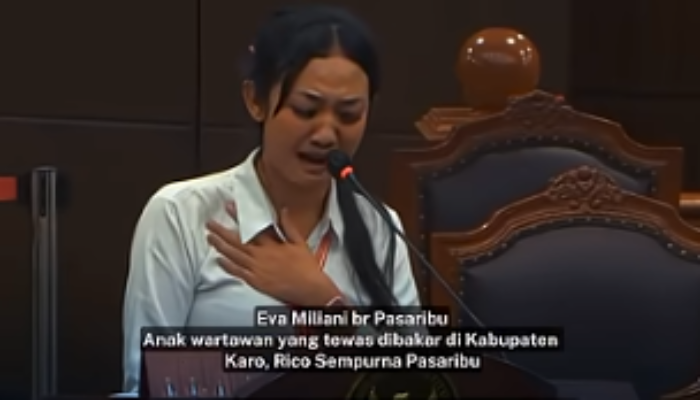 Sidang MK Dengarkan Kesaksian Anak Jurnalis Korban Pembakaran di Sumut