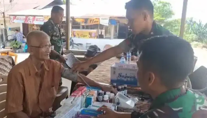 Kodim 0312 Padang Gelar Pemeriksaan Kesehatan Gratis bagi Warga Terdampak Bencana
