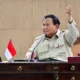 Presiden Prabowo Subianto menyampaikan Taklimat Awal Tahun kepada seluruh jajaran Kabinet Merah Putih di kediamannya di Hambalang, Kabupaten Bogor, pada Selasa, 6 Januari 2026.