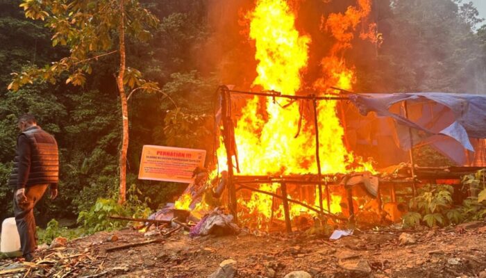 Penertiban PETI di Pasaman Berlanjut, Peralatan Ditertibkan dan Dimusnahkan