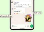 WhatsApp Luncurkan Fitur Baru 2026: Member Tags, Text Stickers, dan Event Reminders