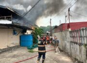 Gudang Ikan di Belakang Tangsi Terbakar, Kerugian Capai Rp600 Juta
