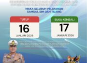 Layanan Samsat dan SIM Padang Panjang Libur Hari Ini, Buka Kembali Besok 17 Januari