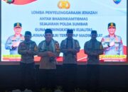 Bhabinkamtibmas Polres Sawahlunto Unjuk Gigi dalam Lomba Penyelenggaraan Jenazah