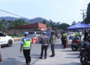 Kawal Arus Balik Lebaran, Kapolres Limapuluh Kota Pantau Langsung Titik Rawan Macet 16 JNJJJJJ