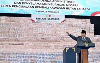 Prabowo Saksikan Penyerahan Rp11,4 Triliun Hasil Sitaan Negara dari Kejaksaan Agung
