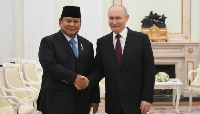 Prabowo–Putin Bertemu di Kremlin, Sepakati Penguatan Kerja Sama Strategis