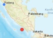 Gempa Magnitudo 4,7 Guncang Pesisir Barat Lampung, Getaran Terasa Hingga Liwa