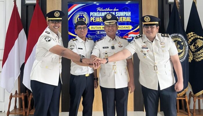 Rutan Kelas IIB Padang Laksanakan Pelantikan dan Pengambilan Sumpah Jabatan Pejabat Manajerial