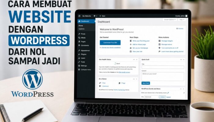 Cara Membuat Website dengan WordPress dari Nol Sampai Jadi, Panduan Lengkap untuk Pemula