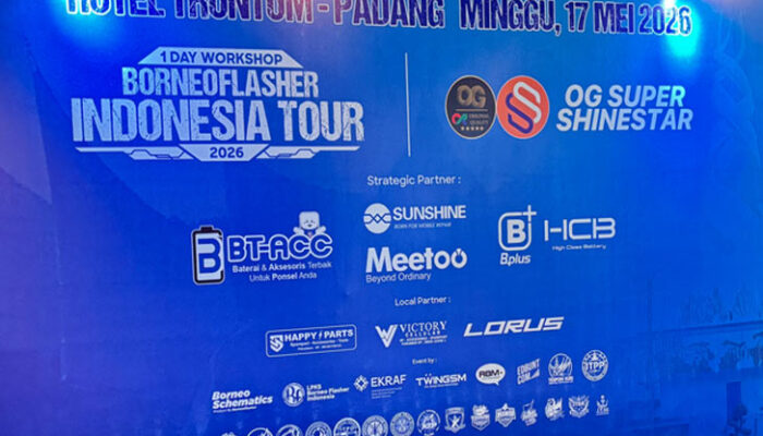 Borneo Flasher Indonesia Tour 2026 Hadir di Padang, Ratusan Teknisi Antusias