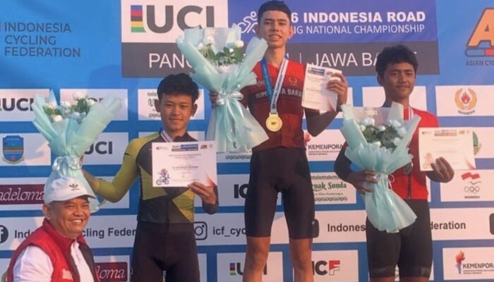 Balap Sepeda Sumbar Raih 1 Emas dan 2 Perak di Kejurnas ICF Pangandaran 2026