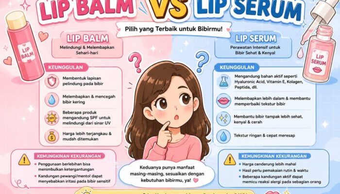 Lip Balm vs Lip Serum: Mana yang Lebih Baik untuk Kesehatan Bibir?