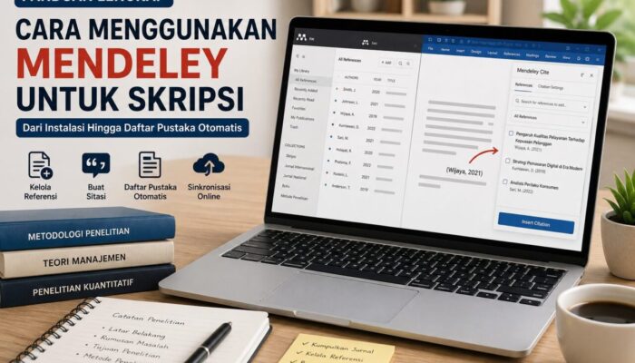 Cara Menggunakan Mendeley untuk Skripsi: Panduan Lengkap dari Instalasi hingga Membuat Daftar Pustaka Otomatis