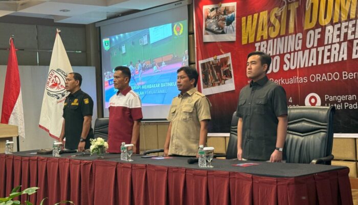 Sertifikasi Wasit Orado Sumbar Digelar, Siapkan SDM Berkualitas Menuju Cabor Prestasi