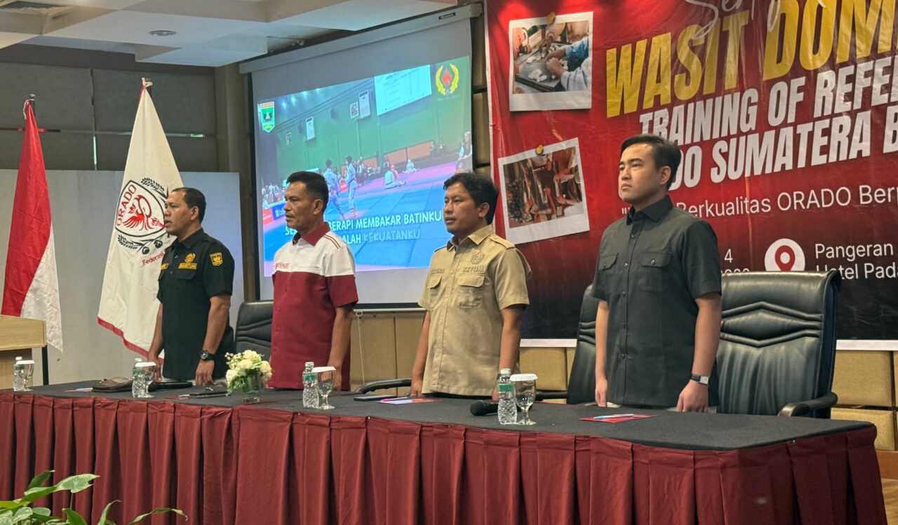 Pengurus Provinsi Oraganisasi Olahraga Domino (Orado) Sumatera Barat menggelar Training of Referee Orado Sumbar bertema "Wasit Berkualitas