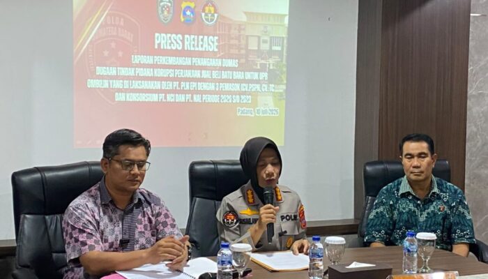 Polda Sumbar Selidiki Dugaan Korupsi Jual Beli Batu Bara Untuk UPB Ombilin, Tiga Perusahaan Diperiksa
