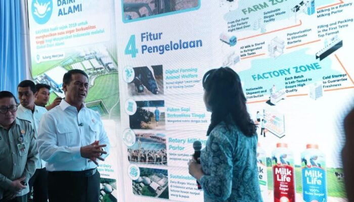Mentan Amran Ajak Investor Bangun 20 Peternakan Sapi Perah Modern untuk Kejar Swasembada Susu