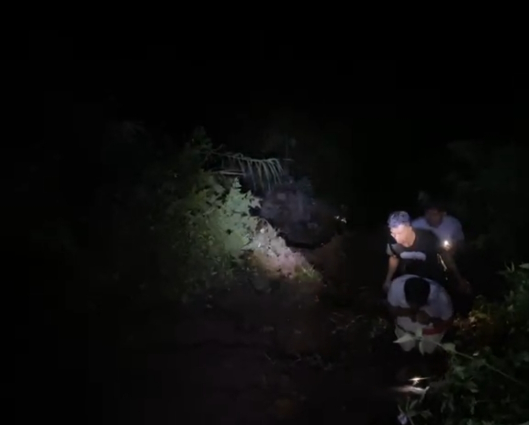 Sebuah kecelakaan tunggal terjadi di kawasan Panorama Sitinjau Lauik, Kecamatan Lubuk Kilangan, Kota Padang,