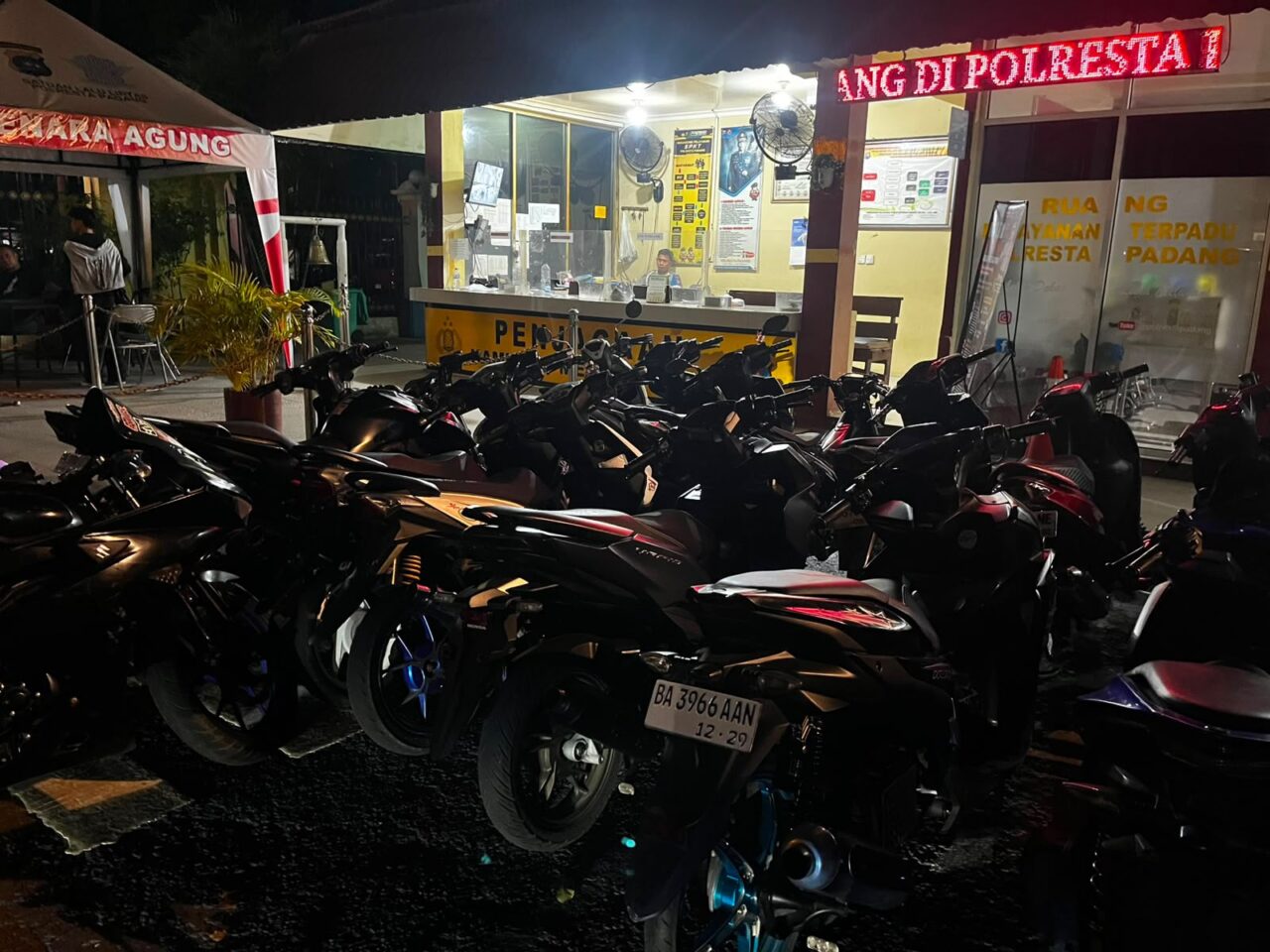 Patroli KRYD Timsus Charlie Polresta Padang Amankan 18 Motor Berknalpot Brong, Kapolresta Tegaskan Komitmen Jaga Kamtibmas
