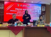 Ditreskrimum Polda Sumbar Ungkap 11 Kasus dalam Operasi Pekat dan Sikat Singgalang 2026