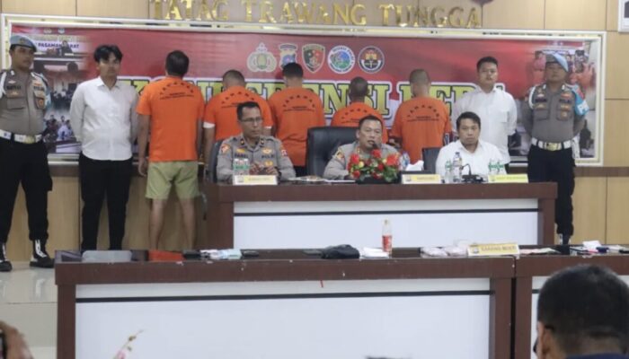 Polres Pasaman Barat Ungkap 37 Kasus Narkoba dan Amankan 45 Tersangka Selama Semester I 2026