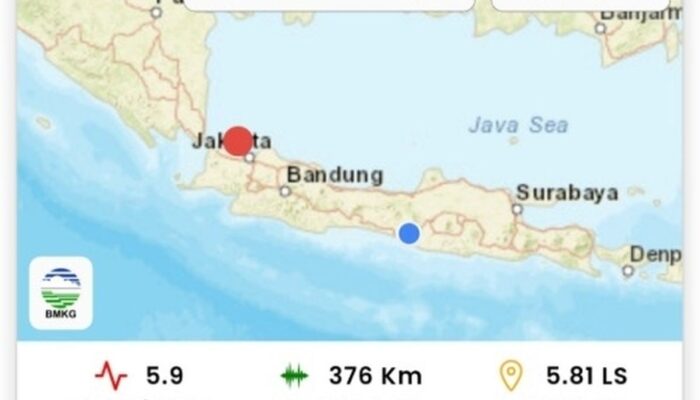 Gempa M 6,5 Guncang Kepulauan Seribu, Getarannya Terasa hingga Padang
