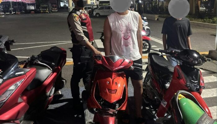 Polresta Padang Amankan Lima Motor Diduga Hendak Balap Liar