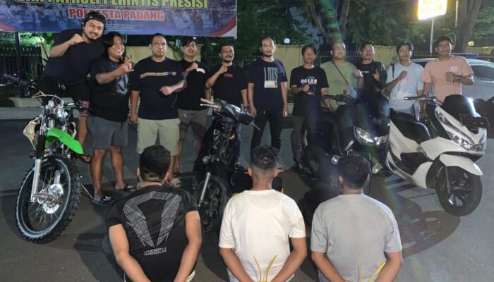 Tim Klewang Polresta Padang Ringkus Tiga Terduga Pelaku Curanmor, Terlibat Puluhan TKP