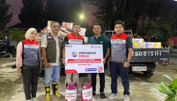Pertamina Gerak Cepat Bantu Korban Galodo Kabupaten Solok, Salurkan Sembako hingga LPG