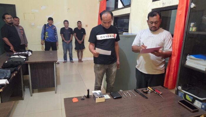 Tim Klewang Polresta Padang Tangkap Pencuri Outdoor AC Ganesha Operation