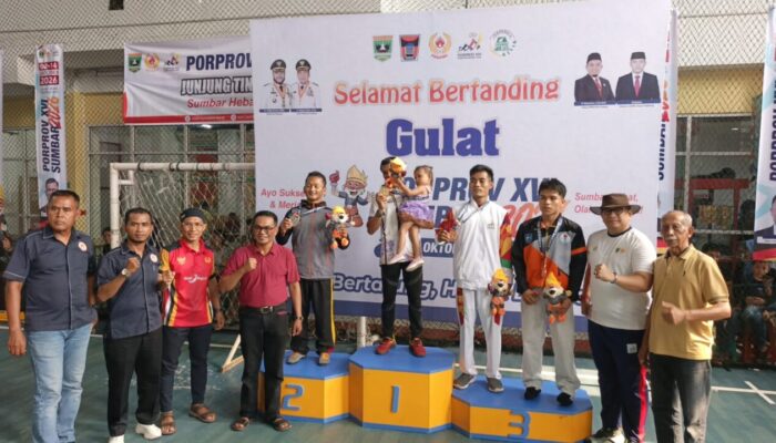 Gulat Kota Padang Koleksi 11 Emas, Tinggal Satu Lagi untuk Capai Target 12 Emas